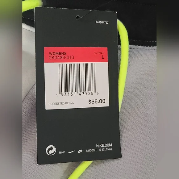 NWT Women's Nike Colorblock Joggers - Sz L - Picture 3 of 11